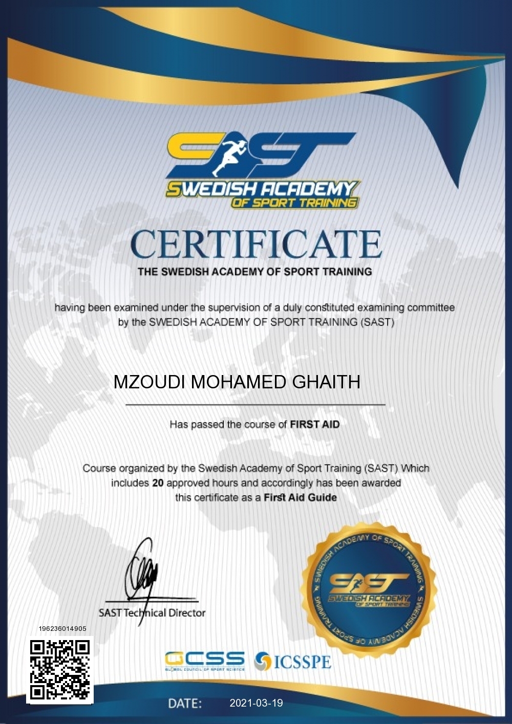 mzoudi mohamed ghaith